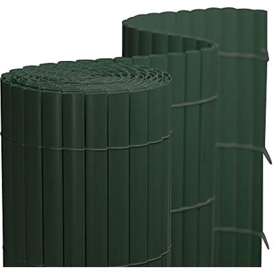 jarolift PVC Sichtschutzmatte Balkon Sichtschutz Wetterfest für Garten Terrasse, Sichtschutzzaun Balkonverkleidung, Zaun Sichtschutz Balkon Windschutz, 80 x 400 cm, Grün jarolift PVC Sichtschutzmatte Balkon Sichtschutz Wetterfest für Garten Terrasse, Sichtschutzzaun Balkonverkleidung, Zaun Sichtschutz Balkon Windschutz, 80 x 400 cm, Grün