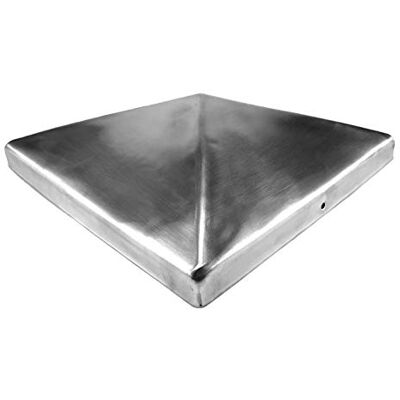 Gartenwelt Riegelsberger Pfostenkappe 201x201 mm Edelstahl Pyramidenform Für 200x200 mm Kantholzpfosten 1 Stück inkl. Schrauben Rostfrei und witterungsbeständig Gartenwelt Riegelsberger Pfostenkappe 201x201 mm Edelstahl Pyramidenform Für 200x200 mm Kantholzpfosten 1 Stück inkl. Schrauben Rostfrei und witterungsbeständig