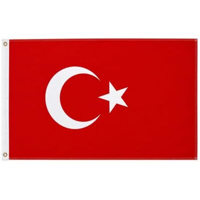 trends4cents Flagge Länder 90 x 150 cm – Premium Hissflagge mit 2 Metallösen – Wetterfest, UV-beständig & doppelt vernäht – 100% Polyester – Große Fahne für Fahnenmast, Garten & Events (Türkei) trends4cents Flagge Länder 90 x 150 cm – Premium Hissflagge mit 2 Metallösen – Wetterfest, UV-beständig & doppelt vernäht – 100% Polyester – Große Fahne für Fahnenmast, Garten & Events (Türkei)