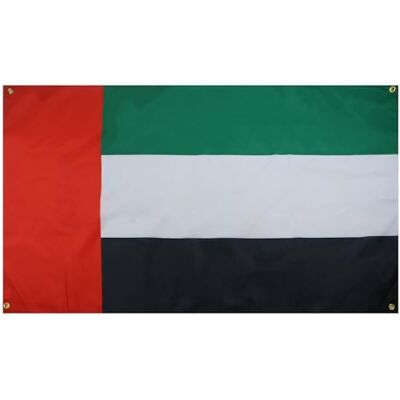 AZ FLAG Flagge der Vereinigten Arabischen Emirate, 150 x 90 cm, mit 4 Ösen, Flagge der Emirate, für Balkon oder Wand AZ FLAG Flagge der Vereinigten Arabischen Emirate, 150 x 90 cm, mit 4 Ösen, Flagge der Emirate, für Balkon oder Wand