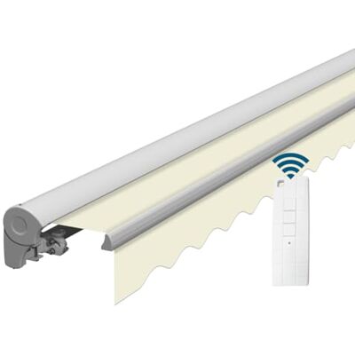 Eclipse Halbkassettenmarkise weiß elektrisch 3,0x2,5m Farbe:Beige Stoff 280g/m² Polyester (PE) UV-Schutz 50+ Kassettenmarkise Gelenkarm Sonnenschutz Markise Sonnenmarkise Balkonmarkise Eclipse Halbkassettenmarkise weiß elektrisch 3,0x2,5m Farbe:Beige Stoff 280g/m² Polyester (PE) UV-Schutz 50+ Kassettenmarkise Gelenkarm Sonnenschutz Markise Sonnenmarkise Balkonmarkise