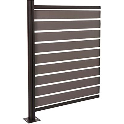 Mendler Alu Mülltonnen-Zaun HWC-K57AM erweiterbar 130x100x6cm- grau Erweiterungselement, Mülltonnenverkleidung, Holzoptik Mendler Alu Mülltonnen-Zaun HWC-K57AM erweiterbar 130x100x6cm- grau Erweiterungselement, Mülltonnenverkleidung, Holzoptik