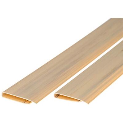 Ventanara ® Abdeckprofil PVC Sichtschutz Zaun 2x1m Zaunabdeckung 2er Set (Bambus) Ventanara ® Abdeckprofil PVC Sichtschutz Zaun 2x1m Zaunabdeckung 2er Set (Bambus)