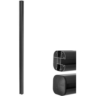Mendler Alu-Pfosten Sarthe-WPC-Zaun 1,86m anthrazit Pfeiler, Pfahl, Stecksystem Mendler Alu-Pfosten Sarthe-WPC-Zaun 1,86m anthrazit Pfeiler, Pfahl, Stecksystem