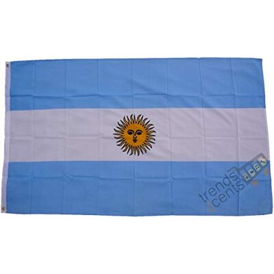 trends4cents Top Qualität Flagge ARGENTINIEN Argentinia Fahne, 250 x 150 cm, EXTREM REIßFEST, Keine BILLIG-CHINAWARE, Stoffgewicht ca. 100 g/m², sehr robust, starke Messing-Ösen umlaufend genäht, Hissflagge trends4cents Top Qualität Flagge ARGENTINIEN Argentinia Fahne, 250 x 150 cm, EXTREM REIßFEST, Keine BILLIG-CHINAWARE, Stoffgewicht ca. 100 g/m², sehr robust, starke Messing-Ösen umlaufend genäht, Hissflagge