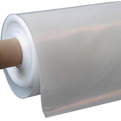 EXCOLO Treibhausfolie 8m breit, 0,18mm Starke Gewächshausfolie kristallklar, UV4 stabil, Gartenfolie, Folientunnelfolie, Frühbeet-Schutz, Tomatenhaus Folie, witterungsbeständig, lichtdurchlässig EXCOLO Treibhausfolie 8m breit, 0,18mm Starke Gewächshausfolie kristallklar, UV4 stabil, Gartenfolie, Folientunnelfolie, Frühbeet-Schutz, Tomatenhaus Folie, witterungsbeständig, lichtdurchlässig