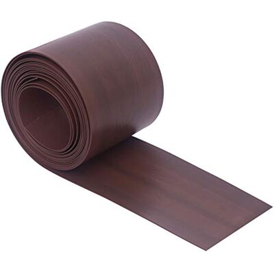 Videx Sichtschutzstreifen für Doppelstabmatten, PVC Holzmaserung, H: 9,5 x L: 200 cm, 2 Stück, nussbaum Videx Sichtschutzstreifen für Doppelstabmatten, PVC Holzmaserung, H: 9,5 x L: 200 cm, 2 Stück, nussbaum