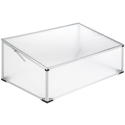 tectake ® Frühbeet, Frühbeetaufsatz, Frühbeetkasten, Anzuchtkasten für Hochbeet, Blumenkasten, Anzucht Gewächshaus, Hochbeet Abdeckung, Pflanzkasten Minigewächshaus 102 x 61 x 41/31 cm tectake ® Frühbeet, Frühbeetaufsatz, Frühbeetkasten, Anzuchtkasten für Hochbeet, Blumenkasten, Anzucht Gewächshaus, Hochbeet Abdeckung, Pflanzkasten Minigewächshaus 102 x 61 x 41/31 cm