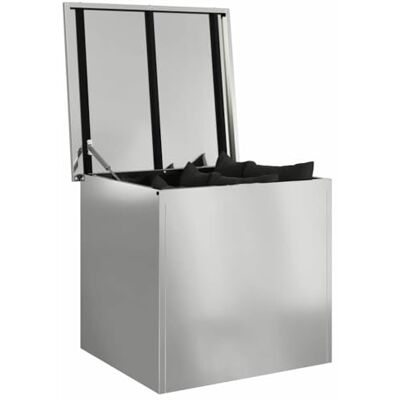 vidaXL Gartenlagerkissenbox Verzinkter Stahl 55 x 50,5 x 50 cm 117 L Die Box aus verzinktem Stahl hält dem Wetter stand und ist super haltbar, vidaXL Gartenlagerkissenbox Verzinkter Stahl 55 x 50,5 x 50 cm 117 L Die Box aus verzinktem Stahl hält dem Wetter stand und ist super haltbar,