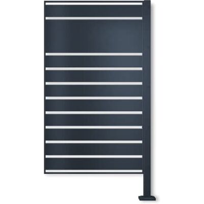 Metzler ® Mülltonnenzaun mit Sichtschutz und Erweiterungsmodul aus Stahl anthrazit RAL 7016, UV- & witterungsbeständig, robust & pflegeleicht, für 120l/240l Tonnen, modular kombinierbar Metzler ® Mülltonnenzaun mit Sichtschutz und Erweiterungsmodul aus Stahl anthrazit RAL 7016, UV- & witterungsbeständig, robust & pflegeleicht, für 120l/240l Tonnen, modular kombinierbar