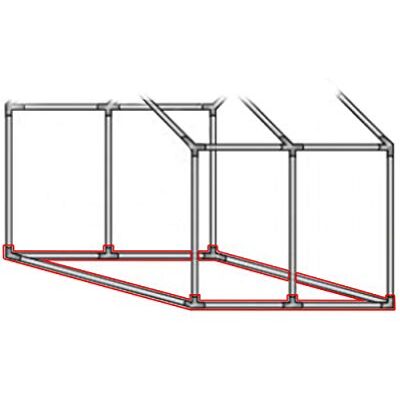 Stabilezelte Bodenrahmen/Grundrohrrahmen für 3x4 Meter Partyzelt Stabilezelte Bodenrahmen/Grundrohrrahmen für 3x4 Meter Partyzelt