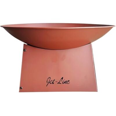 Jet-Line Feuerschale Pueblo Rostoptik Lackiert Ø 58 cm x 32 cm Hoch Metall, Feuerkorb, Feuerstelle für Garten Terrasse, Rostbraun Jet-Line Feuerschale Pueblo Rostoptik Lackiert Ø 58 cm x 32 cm Hoch Metall, Feuerkorb, Feuerstelle für Garten Terrasse, Rostbraun