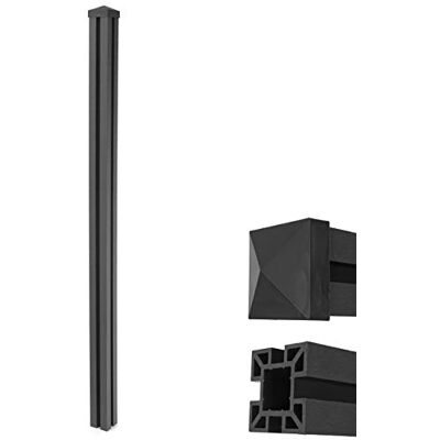 Mendler WPC-Pfosten Sarthe-WPC-Zaun 1,88m anthrazit Pfeiler, Pfahl, Stecksystem Mendler WPC-Pfosten Sarthe-WPC-Zaun 1,88m anthrazit Pfeiler, Pfahl, Stecksystem