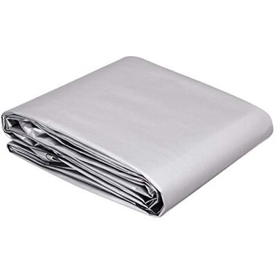 Amazon Multifunktionale Polyester-Plane, Wasserdicht Abdeckung, 1 Stück, 3,6 x 6 m, 0,4 millimetre dick, 6kg, silberfarben/schwarz Amazon Multifunktionale Polyester-Plane, Wasserdicht Abdeckung, 1 Stück, 3,6 x 6 m, 0,4 millimetre dick, 6kg, silberfarben/schwarz
