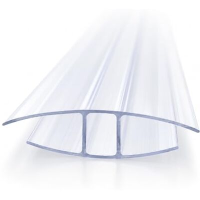 Floordirekt Hohlkammerplatte Verbinder 4 mm, für 60,5 x 121 cm Stegplatten Doppelstegplatten aus Polycarbonat für Garten, Gewächshaus & Modellbau witterungsbeständig & lichtdurchlässig Floordirekt Hohlkammerplatte Verbinder 4 mm, für 60,5 x 121 cm Stegplatten Doppelstegplatten aus Polycarbonat für Garten, Gewächshaus & Modellbau witterungsbeständig & lichtdurchlässig
