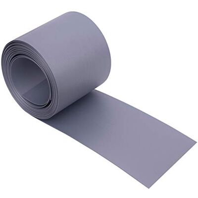 Videx Sichtschutzstreifen für Doppelstabmatten, PVC Holzmaserung, H: 9,5 x L: 200 cm, Aluminium Videx Sichtschutzstreifen für Doppelstabmatten, PVC Holzmaserung, H: 9,5 x L: 200 cm, Aluminium