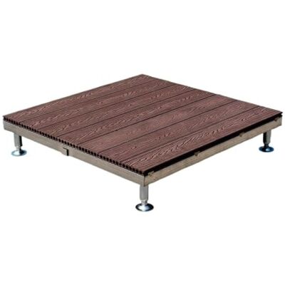 XVDRFSD Balkon Boden Modulare Deckfliesen aus Holz-Kunststoff-Verbundwerkstoff Wasserdichter Outdoor-Balkon, Villa, Innenhof, Campingboden, Heimdekoration(L100W100CM-02) XVDRFSD Balkon Boden Modulare Deckfliesen aus Holz-Kunststoff-Verbundwerkstoff Wasserdichter Outdoor-Balkon, Villa, Innenhof, Campingboden, Heimdekoration(L100W100CM-02)