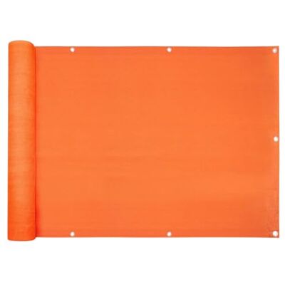 casa pura Balkon Sichtschutz UV-Schutz 90x500cm wetterbeständiges und pflegeleichtes HDPE-Spezialgewebe orange casa pura Balkon Sichtschutz UV-Schutz 90x500cm wetterbeständiges und pflegeleichtes HDPE-Spezialgewebe orange