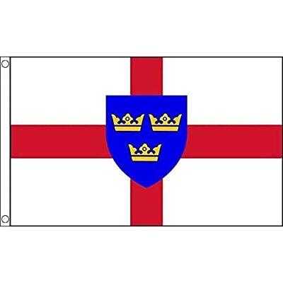 AZ FLAG Flagge Grafschaft East Anglia 150x90 cm East Anglia Fahne 100% Polyester mit Messing-Ösen 110g AZ FLAG Flagge Grafschaft East Anglia 150x90 cm East Anglia Fahne 100% Polyester mit Messing-Ösen 110g