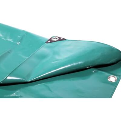 Boni-Shop 650 g/m² Abdeckplane 6 x 8m (48m²) Universelle PVC Abdeckplane: Wasserdicht & Reißfest, mit Ösen, ideal für Fahrzeuge, Holz und Camping Boni-Shop 650 g/m² Abdeckplane 6 x 8m (48m²) Universelle PVC Abdeckplane: Wasserdicht & Reißfest, mit Ösen, ideal für Fahrzeuge, Holz und Camping