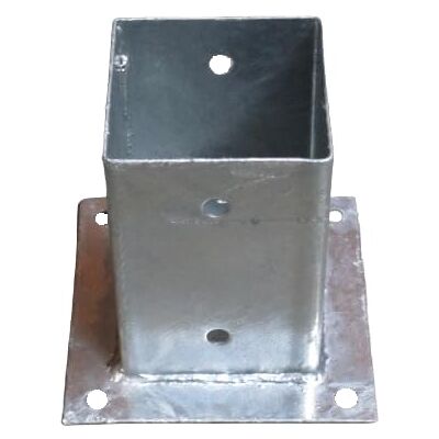 Gartenwelt Riegelsberger Aufschraubhülse 101x101 mm aus Stahl feuerverzinkt für Pfosten 100x100 mm Gartenwelt Riegelsberger Aufschraubhülse 101x101 mm aus Stahl feuerverzinkt für Pfosten 100x100 mm