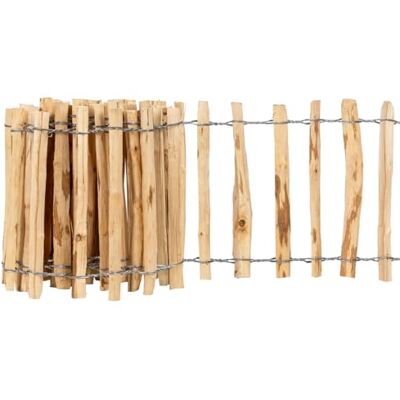 Voss 3m Staketenzaun Beeteinfassung Haselnuss 30cm Höhe Lattenabstand 4-5cm Gartenzaun Voss 3m Staketenzaun Beeteinfassung Haselnuss 30cm Höhe Lattenabstand 4-5cm Gartenzaun