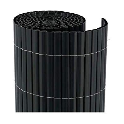 Videx Balkon-Sichtschutz PVC Rügen anthrazit 90 x 300 cm 100% Blickdicht ohne Abstand zwischen Röhrchen Premium-Qualität Made in Germay stabile wetterfeste Sichtschutzmatte Videx Balkon-Sichtschutz PVC Rügen anthrazit 90 x 300 cm 100% Blickdicht ohne Abstand zwischen Röhrchen Premium-Qualität Made in Germay stabile wetterfeste Sichtschutzmatte