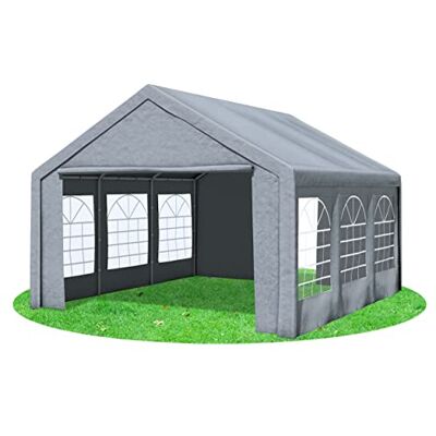 Stabilezelte 4x5m Partyzelt, Classic PRO PE GRAU Stabilezelte 4x5m Partyzelt, Classic PRO PE GRAU