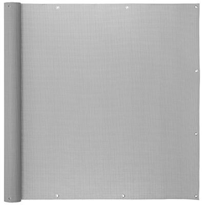 Ventanara ® Balkonverkleidung Sichtschutz PVC Balkonumspannung Zaun Verkleidung Blende Windschutz Folie 300 x 90 cm Grau Ventanara ® Balkonverkleidung Sichtschutz PVC Balkonumspannung Zaun Verkleidung Blende Windschutz Folie 300 x 90 cm Grau