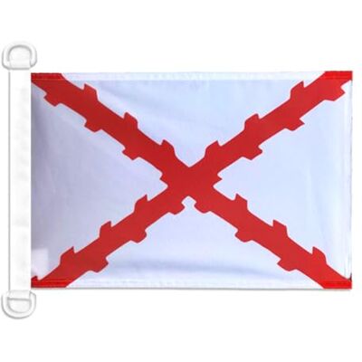 AZ FLAG Bootsflagge Herzogtum Burgund 45x30 cm, Aussenverwendung Andreaskreuz Bootsfahne Aus Gestricktem Polyester Mit Plastikringen AZ FLAG Bootsflagge Herzogtum Burgund 45x30 cm, Aussenverwendung Andreaskreuz Bootsfahne Aus Gestricktem Polyester Mit Plastikringen