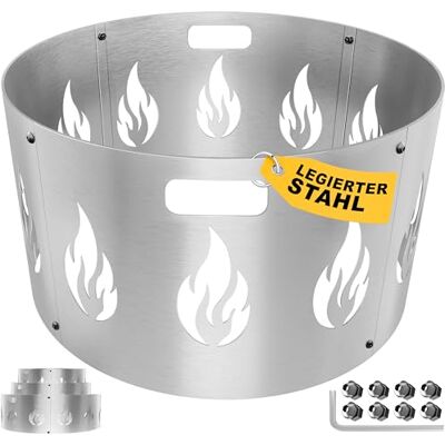 KESSER ® Funkenschutz für Feuerschale Ø80cm aus legiertem Stahl 1,2mm Stahldicke kompatibel mit vielen gängigen Feuerschalen KESSER ® Funkenschutz für Feuerschale Ø80cm aus legiertem Stahl 1,2mm Stahldicke kompatibel mit vielen gängigen Feuerschalen
