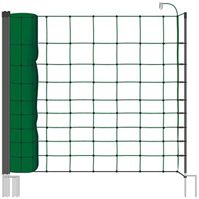 Voss 50 m 108 cm, Netz, tannengrün, 2 Spitzen Weidezaun Weidenetz Voss 50 m 108 cm, Netz, tannengrün, 2 Spitzen Weidezaun Weidenetz