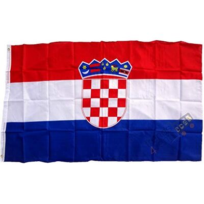 trends4cents Top Qualität Flagge KROATIEN Croatia Hrvatska Fahne, 250 x 150 cm, EXTREM REIßFEST, Keine BILLIG-CHINAWARE, Stoffgewicht ca. 100 g/m², sehr robust, extra starke Messing-Ösen trends4cents Top Qualität Flagge KROATIEN Croatia Hrvatska Fahne, 250 x 150 cm, EXTREM REIßFEST, Keine BILLIG-CHINAWARE, Stoffgewicht ca. 100 g/m², sehr robust, extra starke Messing-Ösen