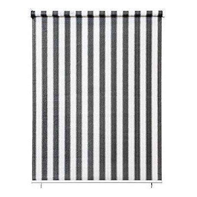 paramondo Außenrollo Senkrechtmarkise Sonnenschutz Sichtschutz für Balkon Terrasse, Freihängend, Reiß- & Wetterfest, Pflegeleicht, 220 x 240 cm (BXH) grau-weiß paramondo Außenrollo Senkrechtmarkise Sonnenschutz Sichtschutz für Balkon Terrasse, Freihängend, Reiß- & Wetterfest, Pflegeleicht, 220 x 240 cm (BXH) grau-weiß