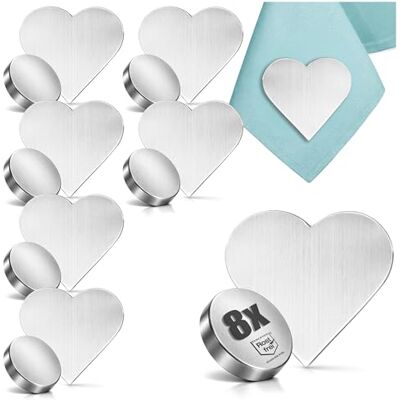 com-four ® 8X Tischdeckenbeschwerer, Tischtuchgewichte aus Edelstahl schwere magnetische Tischtuchklammer com-four ® 8X Tischdeckenbeschwerer, Tischtuchgewichte aus Edelstahl schwere magnetische Tischtuchklammer