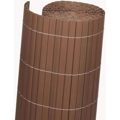 Videx Sichtschutzmatte PVC Rügen nussbaum 80 x 300 cm 100% Blickdicht ohne Abstand zwischen Röhrchen Premium-Qualität Made in Germay stabile wetterfeste Balkonverkleidung Videx Sichtschutzmatte PVC Rügen nussbaum 80 x 300 cm 100% Blickdicht ohne Abstand zwischen Röhrchen Premium-Qualität Made in Germay stabile wetterfeste Balkonverkleidung