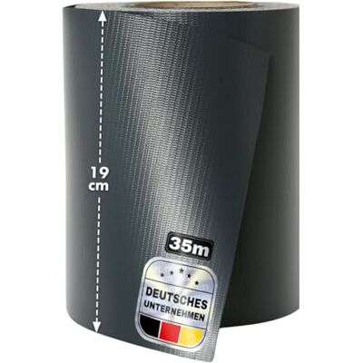 casa pura Sichtschutzstreifen PVC Sichtschutzfolie Gartenzaun oder Balkon inkl. 20 Befestigungsclips für Einzel- und Doppelstabmatten geeignet 19 cm x 35 m einfarbig oder mit Motiv Anthrazit casa pura Sichtschutzstreifen PVC Sichtschutzfolie Gartenzaun oder Balkon inkl. 20 Befestigungsclips für Einzel- und Doppelstabmatten geeignet 19 cm x 35 m einfarbig oder mit Motiv Anthrazit