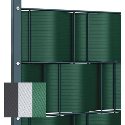 paramondo PVC Sichtschutzstreifen Hart, Kürzbar für gängige Zäune, UV-stabil, Wetterfest und Blickdicht,10er Set,19 cm x 252,5 cm, Grün paramondo PVC Sichtschutzstreifen Hart, Kürzbar für gängige Zäune, UV-stabil, Wetterfest und Blickdicht,10er Set,19 cm x 252,5 cm, Grün