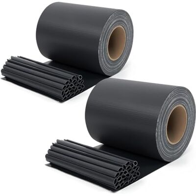 Sekey 2 Stück x PVC Sichtschutzstreifen für Doppelstabmatten 50m x 19cm 40 Befestigungsclips, Doppelstabmattenzaun Sichtschutz, Anti-UV Wetterfest Stabmattenzaun Windschutz für Garten, Anthrazit Sekey 2 Stück x PVC Sichtschutzstreifen für Doppelstabmatten 50m x 19cm 40 Befestigungsclips, Doppelstabmattenzaun Sichtschutz, Anti-UV Wetterfest Stabmattenzaun Windschutz für Garten, Anthrazit