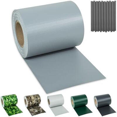 tectake ® Sichtschutzfolie, Sichtschutzstreifen mit Befestigungsclips, Windschutz, Sonnenschutz, Sichtschutzmatte für Balkon, Garten, Terrasse, für Stabmattenzaun und Zaunelemente 35 m, grau tectake ® Sichtschutzfolie, Sichtschutzstreifen mit Befestigungsclips, Windschutz, Sonnenschutz, Sichtschutzmatte für Balkon, Garten, Terrasse, für Stabmattenzaun und Zaunelemente 35 m, grau