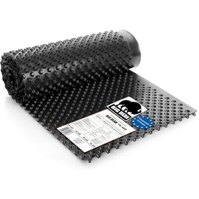 BigDean Premium Noppenfolie für Hochbeete 0,5x20m Hochbeetfolie Noppenbahn für Hochbeete & Mauern, extrem reißfest & robust Made in Europe BigDean Premium Noppenfolie für Hochbeete 0,5x20m Hochbeetfolie Noppenbahn für Hochbeete & Mauern, extrem reißfest & robust Made in Europe