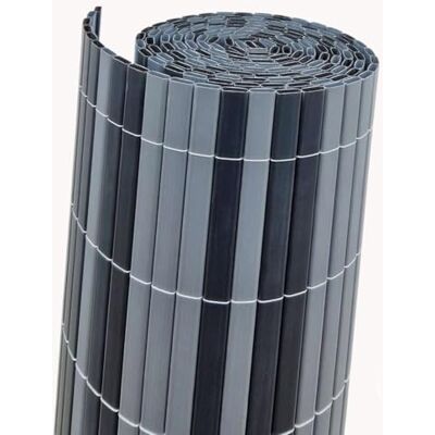 Videx Balkon-Sichtschutz PVC Rügen Graphit 90 x 300 cm 100% Blickdicht ohne Abstand zwischen Röhrchen Premium-Qualität Made in Germay stabile wetterfeste Sichtschutzmatte Videx Balkon-Sichtschutz PVC Rügen Graphit 90 x 300 cm 100% Blickdicht ohne Abstand zwischen Röhrchen Premium-Qualität Made in Germay stabile wetterfeste Sichtschutzmatte