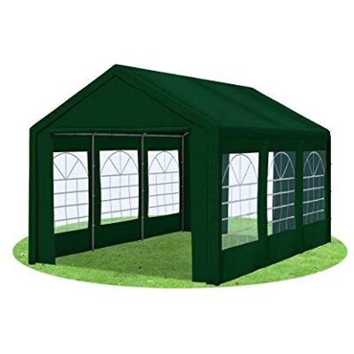 Stabilezelte Partyzelt 3x5 Classic Premium PVC 400 g/m² wasserdicht inkl. Seiten Festzelt Gartenzelt Grün Stabilezelte Partyzelt 3x5 Classic Premium PVC 400 g/m² wasserdicht inkl. Seiten Festzelt Gartenzelt Grün