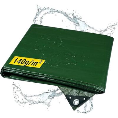 horizont Abdeckplane wasserdicht 140 g/m², 3 x 6m, grün horizont Abdeckplane wasserdicht 140 g/m², 3 x 6m, grün