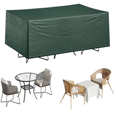 WOLTU - 193x136x88 cm Verde - 100 g/m² PE - Hülle für Gartenmöbel WOLTU - 193x136x88 cm Verde - 100 g/m² PE - Hülle für Gartenmöbel