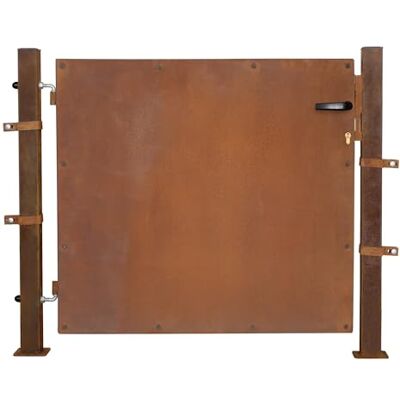 ESTEXO Gartentor Gartentür Rost Zauntür Hoftor Hoftür Gartenpforte Gartenzaun Garten (Gartentor / 160 cm) ESTEXO Gartentor Gartentür Rost Zauntür Hoftor Hoftür Gartenpforte Gartenzaun Garten (Gartentor / 160 cm)