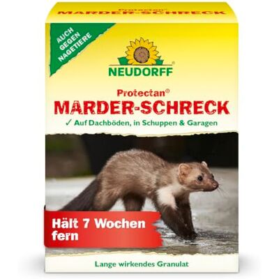 Neudorff Protectan Marder-Schreck – Vertreibt langanhaltend Marder und Nagetiere auf Dachböden, in Schuppen und Garagen für bis zu 7 Wochen, 200 g Neudorff Protectan Marder-Schreck – Vertreibt langanhaltend Marder und Nagetiere auf Dachböden, in Schuppen und Garagen für bis zu 7 Wochen, 200 g