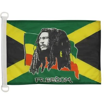 AZ FLAG Bob Marley nautische Flagge, 45 x 30 cm – Jamaikanische Bootsflagge – Jamaika 30 x 45 cm AZ FLAG Bob Marley nautische Flagge, 45 x 30 cm – Jamaikanische Bootsflagge – Jamaika 30 x 45 cm