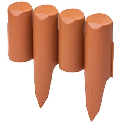 Prosperplast 2,5 m Palisade Beetumrandung Gartenpalisade terracotta Rasenbord Gartenweg Beeteinfassung Prosperplast 2,5 m Palisade Beetumrandung Gartenpalisade terracotta Rasenbord Gartenweg Beeteinfassung