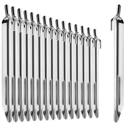 com-four ® 16x Zelt-Heringe aus Stahl, robuste Erdnägel in V-Form ideal für normalen Boden com-four ® 16x Zelt-Heringe aus Stahl, robuste Erdnägel in V-Form ideal für normalen Boden